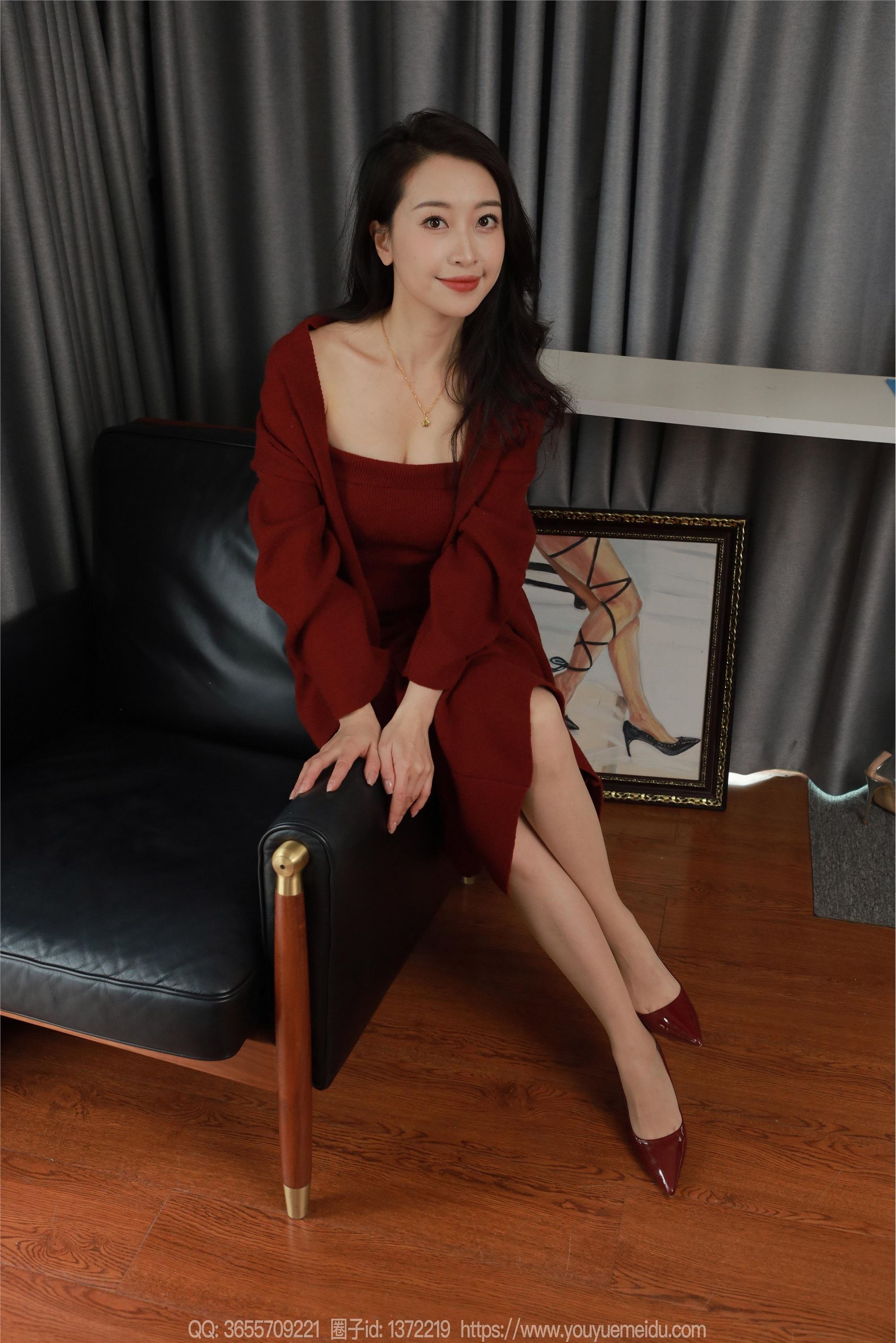 IESS异思趣向  2025.01.27 丝享家 1961 小婕《红色针织裙（上）》